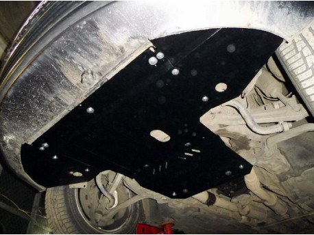 Фото Защита двигателя Audi A8 2002-2010 Кольчуга