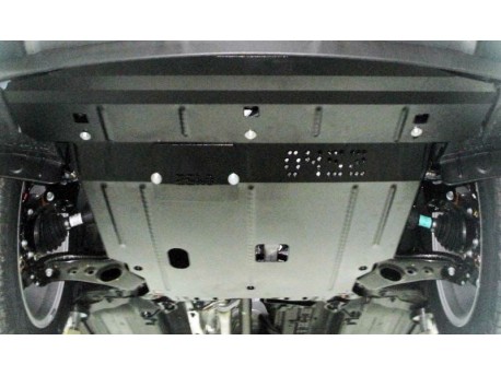 Фото Защита двигателя Hyundai Santa Fe 2013- Кольчуга