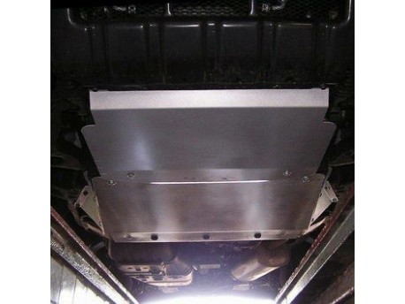 Фото Защита двигателя Mitsubishi Pajero 2006-2015 дизель Кольчуга ZiPoFlex