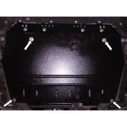 Защита двигателя Toyota Auris 2006-2010, 2010-2012 АКПП Кольчуга