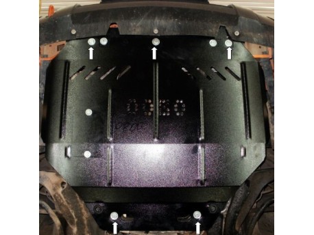 Фото Защита двигателя Citroen Berlingo 2002-2011 Кольчуга