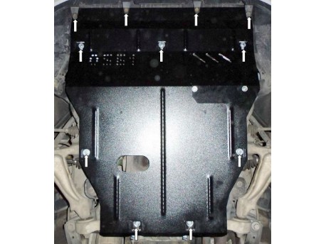 Фото Защита двигателя Lexus GS 2005-2012 4х4 Кольчуга ZiPoFlex
