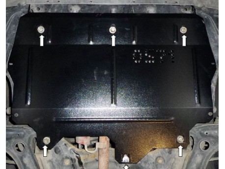 Фото Защита двигателя Skoda Fabia 2007-2015 V-1.2 Кольчуга