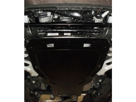 Фото Защита двигателя Volkswagen Touareg 02-10, 2010- Кольчуга