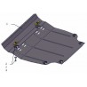 Защита двигателя Toyota Rav-4 2006-2010, 2010-2013 V-2.2 D Кольчуга