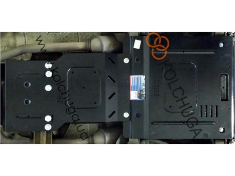 Фото Защита картера, КПП, РКПП Mercedes GL 2006-2012 Кольчуга