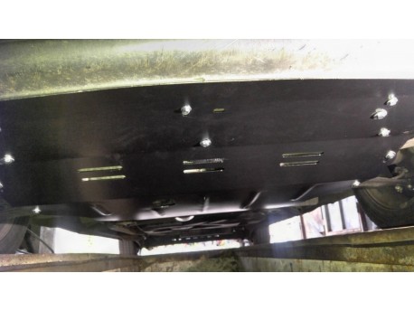 Фото Защита двигателя Renault Trafic 2001-2014 увеличенная Титан