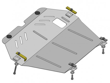 Фото Защита картера и КПП Opel Meriva A 2003-2010 Кольчуга