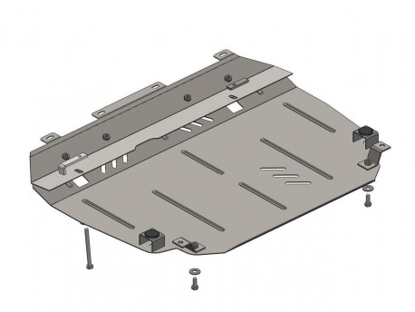Фото Защита картера и КПП Toyota Auris 2006-2012 Кольчуга