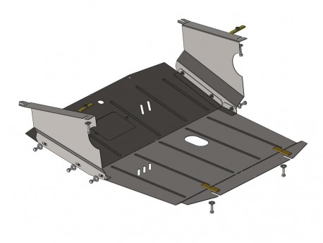 Фото Защита картера и КПП Nissan Interstar 1998-2010 Кольчуга