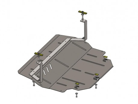 Фото Защита картера и КПП Seat Ibiza 2002-2008 Кольчуга