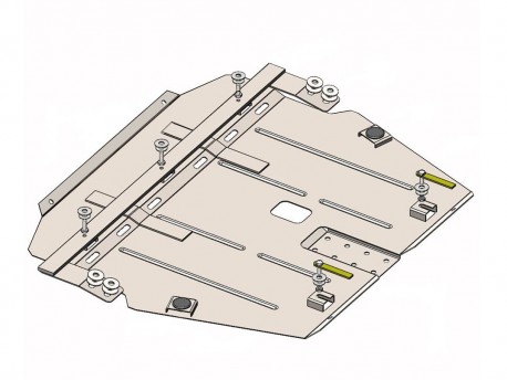 Фото Защита картера и КПП Mini Clubman R55 2007-2014 Кольчуга