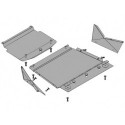 Защита картера и КПП Mitsubishi Pajero 1999-2006, 2006-2021 дизель Кольчуга