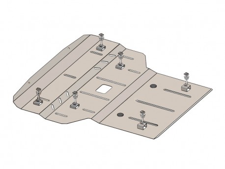Фото Защита картера и рулевой рейки Mercedes E-Class W211 E270 2002-2009 Кольчуга