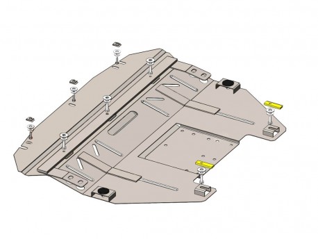 Фото Защита картера и КПП Mini Countryman R60 2010-2016 Кольчуга