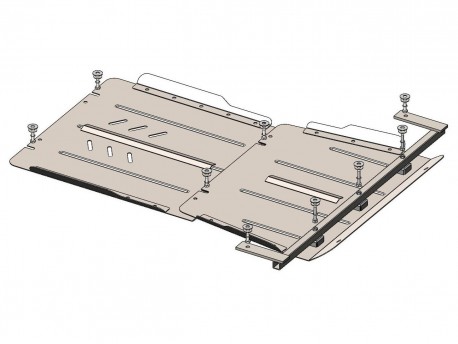 Фото Защита АКПП, РКПП Mitsubishi L200 2019- Кольчуга