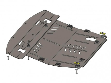 Фото Защита двигателя Infiniti QX60 (JX) 2012-2013, 2015- Кольчуга ZiPoFlex
