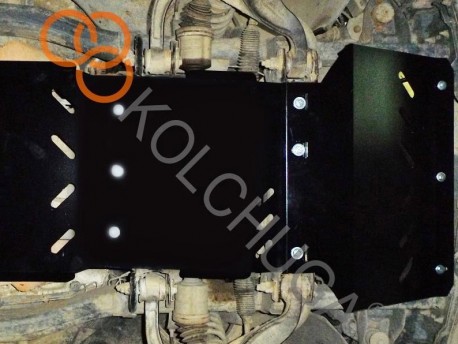 Фото Защита картера и КПП, радиатора и РКПП Dodge Ram 2006-2009 Кольчуга ZiPoFlex